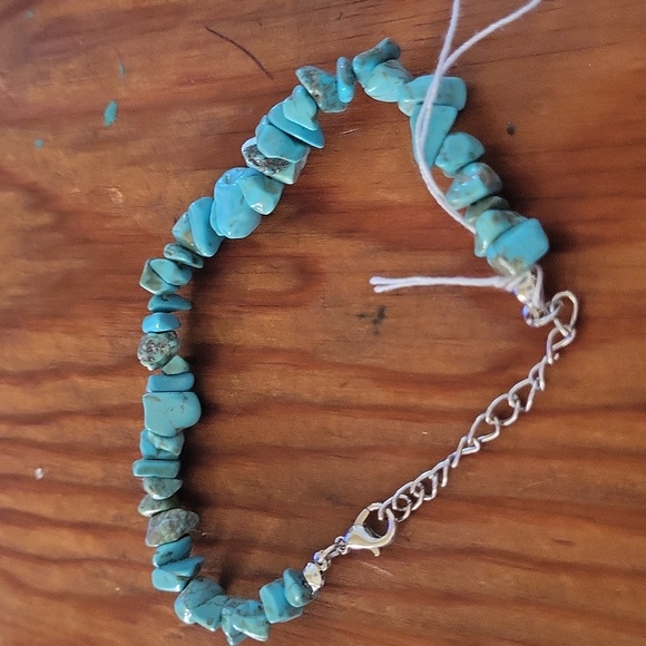Hand Crafted Jewelry - Hand crafted Turquoise Adjustable bracelet